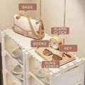 Shoe rack, multi-layer storage rack, household space saving,doorstep entry,indoor dormitory, apartment, small-sized shoe cabinet. 