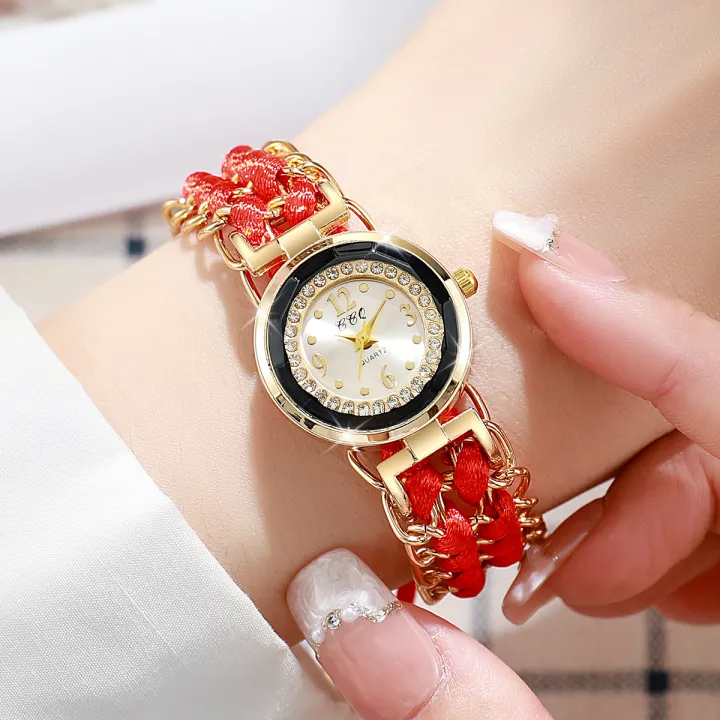 Women's%20Watch%20Fashion%20Braided%20Rope%20Bracelet%20Quartz%20Watches%20-%20Image%203