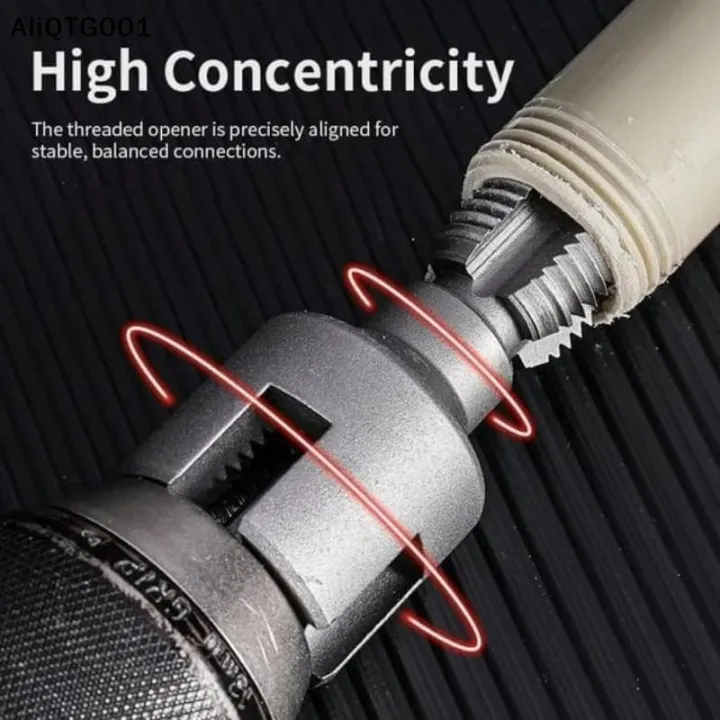 Electric%20Drill%20Driven%20PVC%20Pipe%20Threader%20Kit%20Internal%20&%20External%20Thread%20Cutting%20Tool%20for%20Plastic%20Conduit%20Plumbing%20Adjustable%20Hand%20-%20Image%202