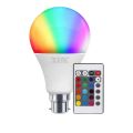 RGB Led Light Bulb With Remote 10W. 