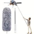 Ceiling Fan Cleaner Duster with Extension Pole - Microfiber Cleaning Tool Extended Long Handle for High Ceiling. 