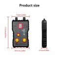 Car Fuel Injector Tester - 4-in-1 Portable Fuel System Scan Tool with Cleaning Kit & Injector Flush Cleaner. 