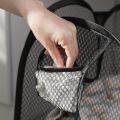 Folding Dirty Laundry Sorting Basket Washing Frame Bathroom Cloth Mesh Storage Bag Frame Bucket Laundry Organizers Storage Pouch. 