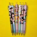 BTS Inspired Gel Pen Set - 12 Piece bts design Ball Point Kit - Perfect for boys and girls - BANGTAN BOYS - Student geometry accessories - Bts pen. 