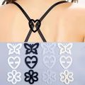 4/12Pcs Underwear Anti-Slip Buckle Invisible Bra Buckle Butterfly Heart Shaped Adjustable Shoulder Straps Buckles Intimates Clip. 
