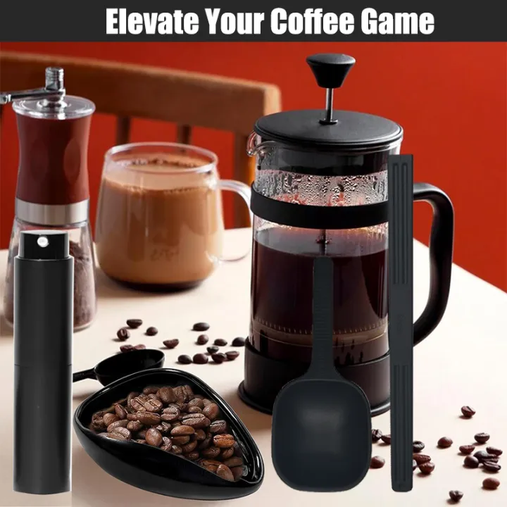 FLYMUYU%20Coffee%20Bean%20Dosing%20Cup%20and%20Spoon%20Set,%20Ceramic%20Dosing%20Vessel%20Measuring%20Tray%20Kit%20for%20Coffee%20or%20Tea,%20Espresso%20Accessories%20-%20Image%204