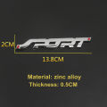 Car Accessories Sticker Styling Metal 3D Chrome Black Auto Car Trunk Racing Sport Word Letter Logo Emblem Badge Decal Sticker. 