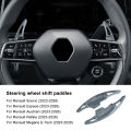 For Renault Espace Austral Rafale Scenic Megane E-Tech 5 Rafale 2023 2024 2025 2026 Car Steering Wheel DSG Stickers Gear Extend. 