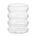 350ML Creativity Glass Cup Transparent Heat-resistant Caterpillar Shape Coffee Mug Drinking Glasses Juice Milk Beer Water Cup.