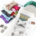 No tie Shoe laces Elastic laces Sneakers Flat Shoelaces without ties Quick Shoelace for Shoes Kids Adult One Size fits All Shoes.