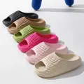 Women's Super Soft Eva Thick Platform Slides, Minimalist And Comfortable Indoor Bathroom Non-Slip Slippers, Women's Slippers. 