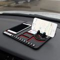 Anti-Slip Phone Holder with Extra Large Pad, Phone Holder in Car, Universal Multifunction Car Dashboard Non-Slip Mat for Phones, Sunglasses, Keys, Gadgets and More. 