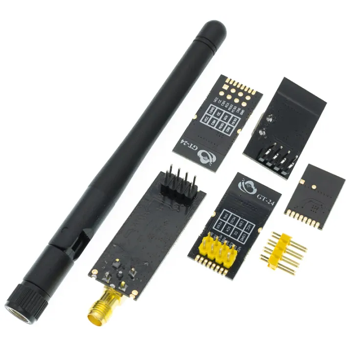 NRF24L01+%202.4G%20wireless%20data%20transmission%20module%202.4GHz%20NRF24L01%20upgrade%20version%20NRF24L01+PA+LNA%201000%20Meters%20GT24%20For%20Arduino%20-%20Image%202