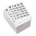 BINGO Game Paper Cards Single 60 Sheets 60 Faces without repeat Single Design Children Entertainment Games. 