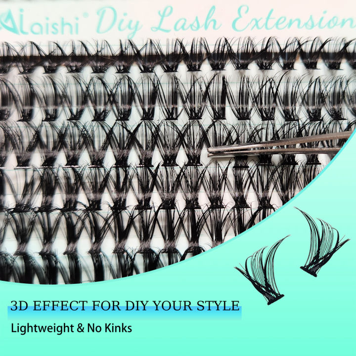 AILAISHI%20LASH%20DIY%20Eyelashes%20Kit%20320pcs%20Cluster%20Lashes%2030D+40D%20Waterproof%20Bond%20and%20Seal%20with%20Remover%20Tweezer%20Premade%20Fan%20Lashes%20-%20Image%205