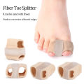 1/2 PCS  Double Hole Bunion Corrector Silicone Big Toe Separator Daily Hallux Valgus Correction Orthopedic Pedicure Care Tool. 