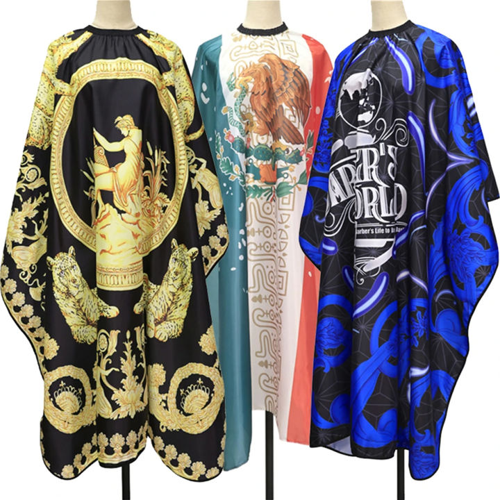 Barbershop Hair Cutting Apron Professional Waterproof Hairdresser Cape  Non-Stick Hair Gown Salon Barber Styling Tools Supplies