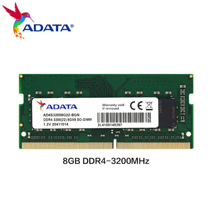AData DDR4 3200MHz Laptop Memory ram 8GB 16GB Original SO-DIMM Ram ddr4 Computer Ram High Compatible Memoria For Laptop Notebook