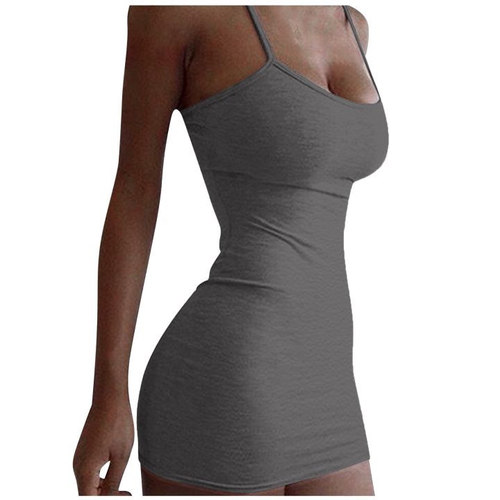 %20Spaghetti%20Strap%20Bodycon%20Mini%20Dress%20Women%20Tank%20Club%20White%20Party%20Camisole%20Dresses%20Summer%20New%20Solid%20Color%20Sundress%20-%20Image%205