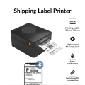Multifunctional Label + POS Receipt Printer USB + Bluetooth Connectivity Perfect for 4x6, 3x4, 2x3 Inch Daraz, Steadfast Shipping Labels Printing Barcode Label Maker Compatible with PCs, Laptops, Smartphones Direct Thermal Printing Tech - Nadra.