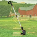 Portable Garden Mower Cordless Garden Mower Lithium Lawn Mower Home Trimmer Garden Weeder Weed Wheel. 