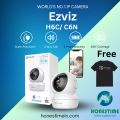 EZVIZ H6C/ C6N 1080p Indoor Pan/Tilt WiFi Security Camera, 360° Coverage, Auto Motion Tracking, Two-Way Audio, Clear 30ft Night Vision, Supports MicroSD Card up to 256GB. 