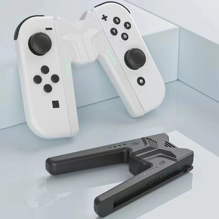 Aolion For NS2 Portable Charging Grip Bracket For Switch OLED For Joy-con Controller Charging Dock For Switch Game Accessories