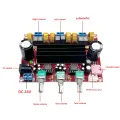 XH-M139 Digital Subwoofer Power Amplifier Board 2x50W 100W 2.1 Channel TPA3116D2 3 Sound Channels Energy Saving Pure HiFi Music. 