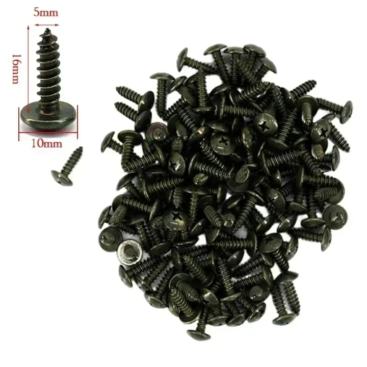 M4%20M5%20Motorcycle%20Car%20Scooter%20ATV%20Moped%20Ebike%20Plastic%20Cover%20Metal%20RetainerSelf-tapping%20Screw%20and%20Clips%204.2mm%204.8mm%20-%20Image%202