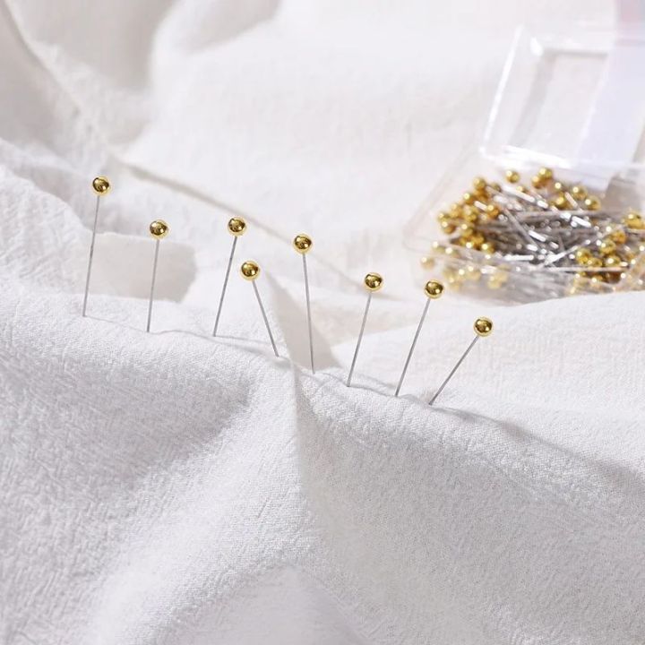 100pc%20Glass%20Round%20Head%20Pins%20Sewing%20Corsage%20Straight%20DIY%20Dressmaking%20Tools%20-%20Image%205