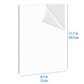 10 Sheets A4 Glossy Waterproof Vinyl Sticker Paper for Inkjet Printers, Self-Adhesive, 8.3 x 11.7 Inches. 