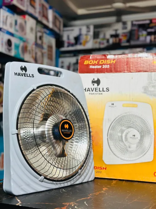 Havells Box Dish Heater 202 – Double Switch, Crystal Reflection, Energy ...