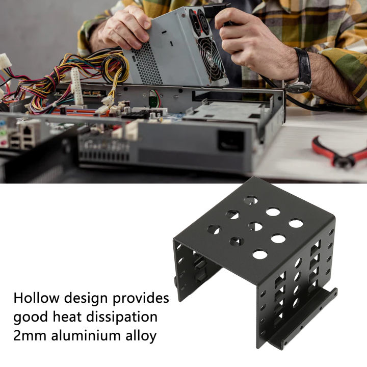 2.5in%20HDD%20Mounting%20Rack%20Aluminium%20Alloy%20Hollow%20Design%20High%20Hardness%202.5in%20Hard%20Drive%20Cage%20for%202.5in%20IDE%20HDD%20SSD%20Mounting%20Rack%20-%20Image%202