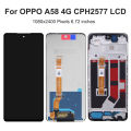 OEM For OPPO A58 4G CPH2577 For OPPO A58 5G LCD Display Touch Screen Digitizer Assembly Replacement. 