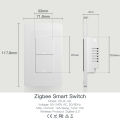 MOES Tuya ZigBee Smart Light Switch US Push Button Wall Switch Work With Alexa  Home Neutral Wire/No Neutral Wire Required lightify. 