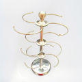 Churir Alna Twelve Stick Curi Rakhar Stand [Theft Stan Display Stand Bangle decor ( Churi Alna) Rotating Churi Stand stainless steel Bangle Organizer Jewelry Display Stand Bangle Stand decor.