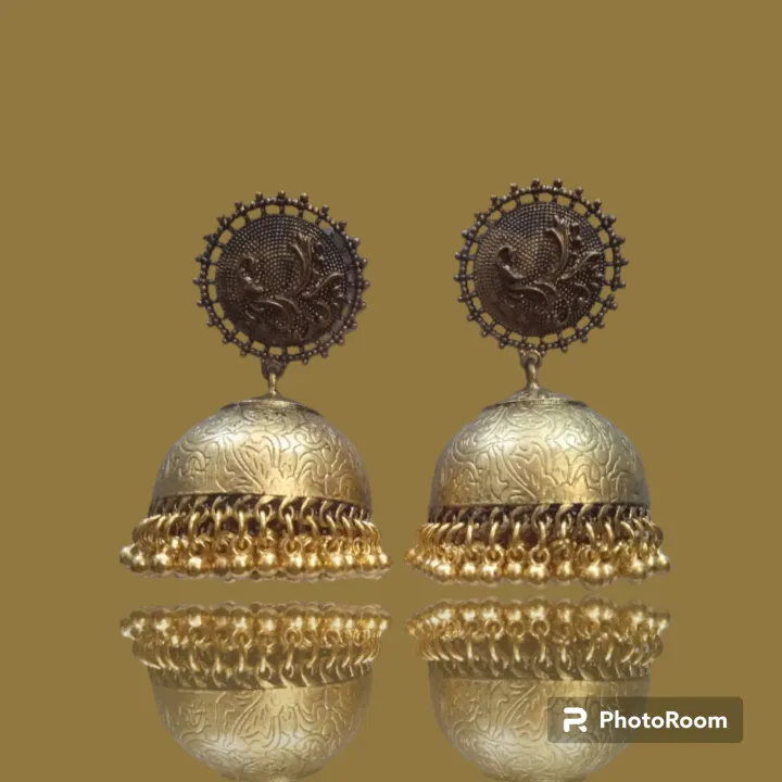 Antique%20Golden%20Jhumkas%20-%20Image%203
