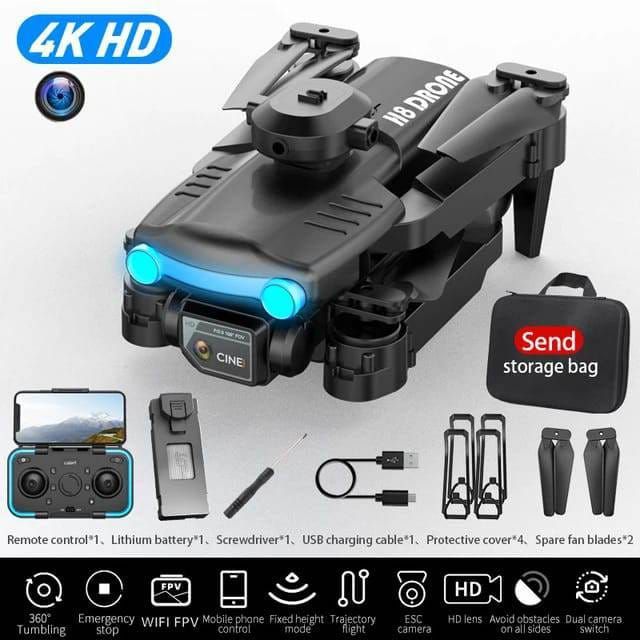 F187%20Dual%20Camera%20Drone%20Obstacle%20Avoidance%20WiFi%20Fpv%20Foldable%20Rc%20Quadcopter%20%20Drone%20-%20Image%203