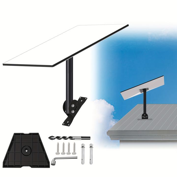 for Starlink Gen 3/Standard 4/4X roof mounting bracket,120°adjustable pivot installation, heavy-duty pole and pipe adapter
