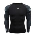 Gym Compression Dry Fit Men's Long Sleeves Fitness T-shirt Spring And Autumn Outdoor Sports Running Tees Sportswear Tops T-shirt. 