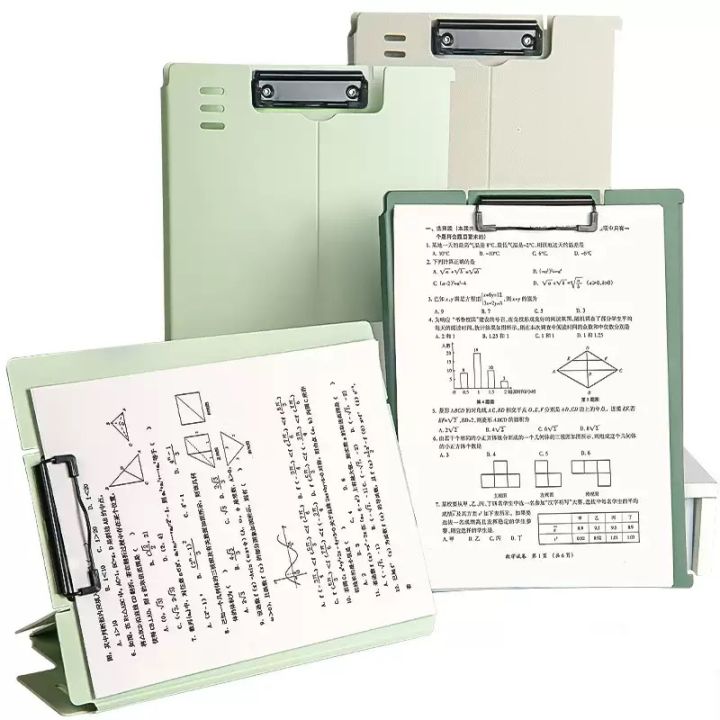 1%20Pcs%20Writing%20Pad%20Memo%20Clip%20Board%20Verhical%20Plate%20Clamp%20A4%20File%20Folder%20Multifunction%20Clipboard%20Dual-use%20Paper%20Storage%20Organizer%20-%20Image%204