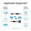 Vention HDMI to DVI Cable Bi-direction HDMI Male 24+1 DVI-D Male Adapter 1080P Converter for Xbox HDTV DVD LCD DVI to HDMI Cable.