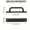 2pcs Barn Door Handles, Sliding Door Handle, Black Cabinet Handles, Door Pull Handle, Sliding Closet Door Handle for Hotels.