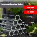 KEMORELA Acrylic Aquarium Decorations Set Fish & Shrimp Shelter Houses Transparent Simulation for Fish Tanks-3/6/10/15PCS Option.