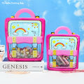 20/50PCS Children's Day Portable Seal Bag New Cartoon Schoolbags Shape Cookie Candy Bags For Kids Birthday Graduation Party .