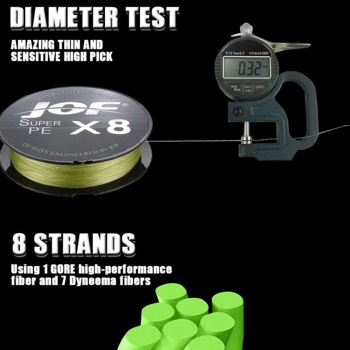 JOF%20X8%20150M%20300M%20500M%20Braided%20Fishing%20Line%208%20Strands%20MultiColor%20Multifilament%20Saltwater%20PE%20Line15%2020%2030%2040%2060%2080%20100LB%20-%20Image%204