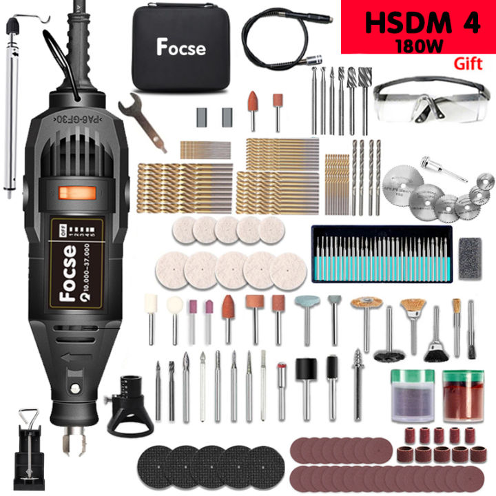180W Power Electric Mini Drill Engraver Rotary Tool Polishing Grinder ...