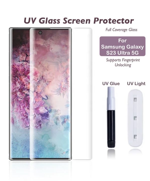Samsung Galaxy S23 Ultra 5G - UV Glass Protector - Best Screen Protector