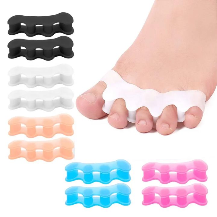 Premium Silicone Toe & Finger Alignment Corrector_Soft Gel Separator ...