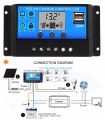 30A 12v/24v PWM Solar Charge Controller. 